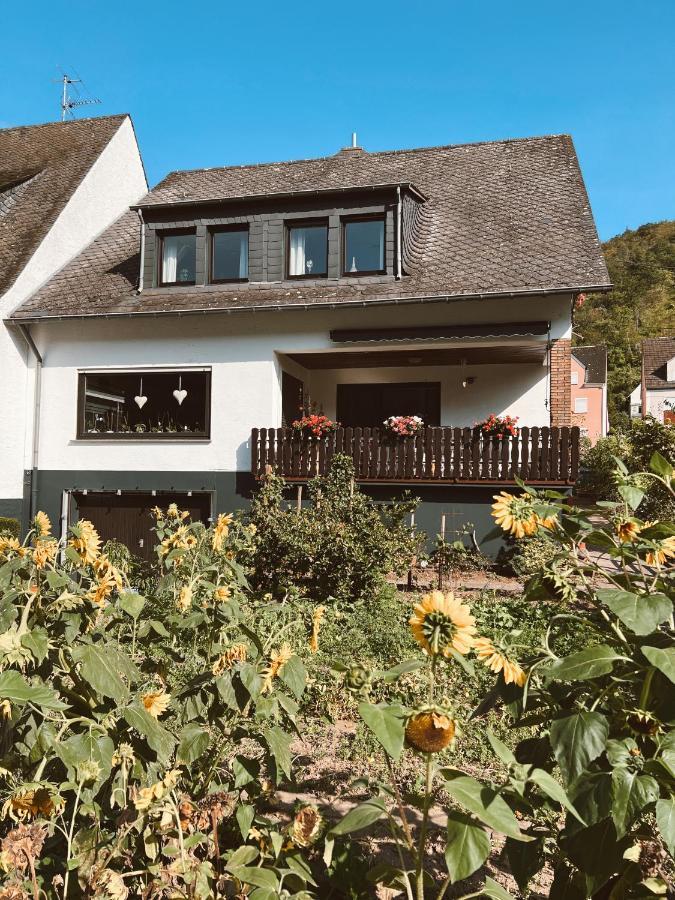 Ferienwohnung Moselflair Mit Direktem Blick Auf Die Mosel Und Weinberge Oberfell Экстерьер фото